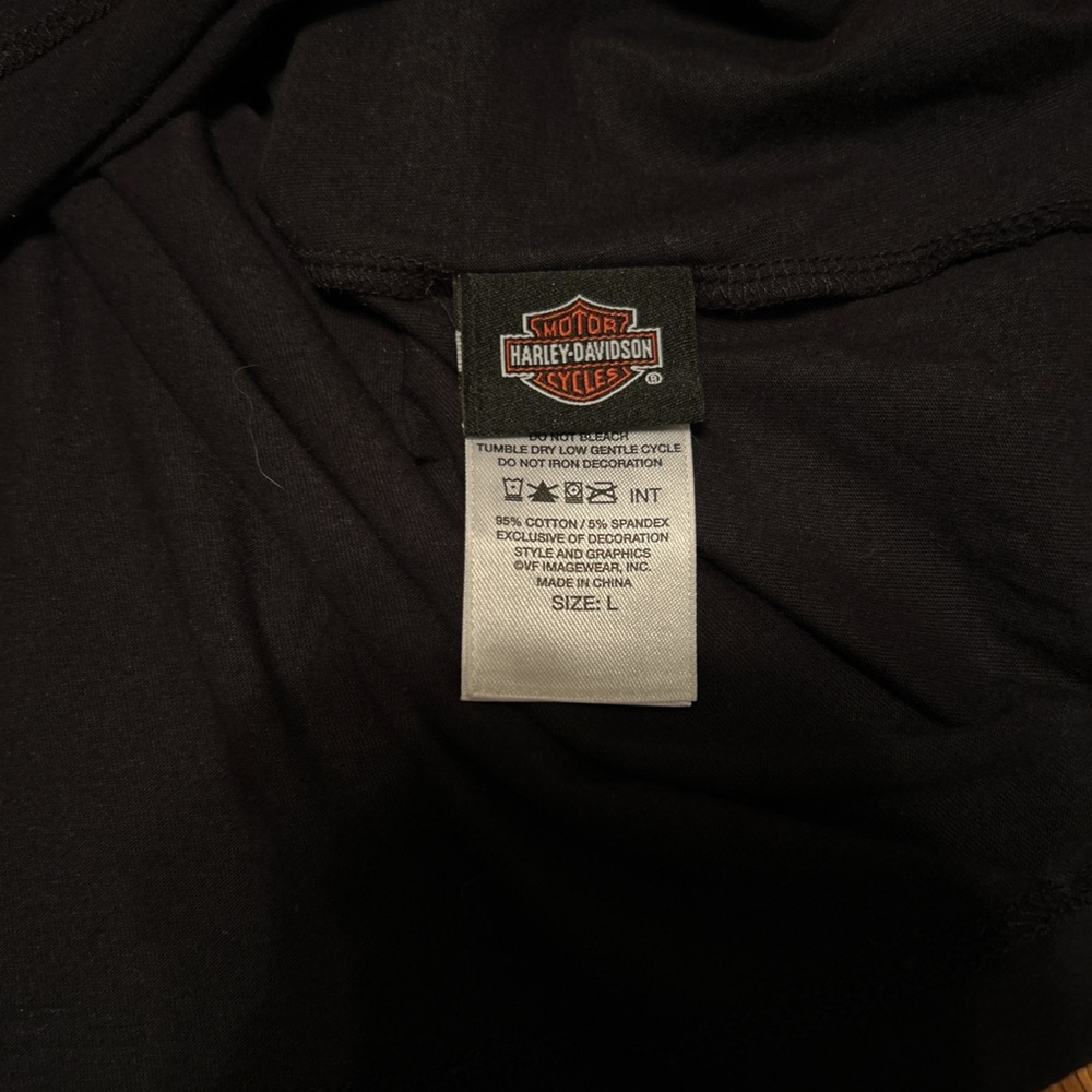 Harley Davidson shirt with cut-outs - Picture 4 of 6